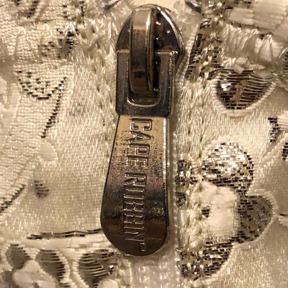 SEXY SATINY SILVER ROUNDED HEEL MID CALF BOOTS - Picture 8 of 8